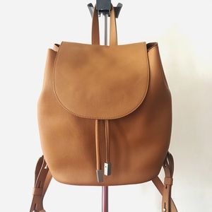 Everlane Petra Backpack Camel Italian Leather